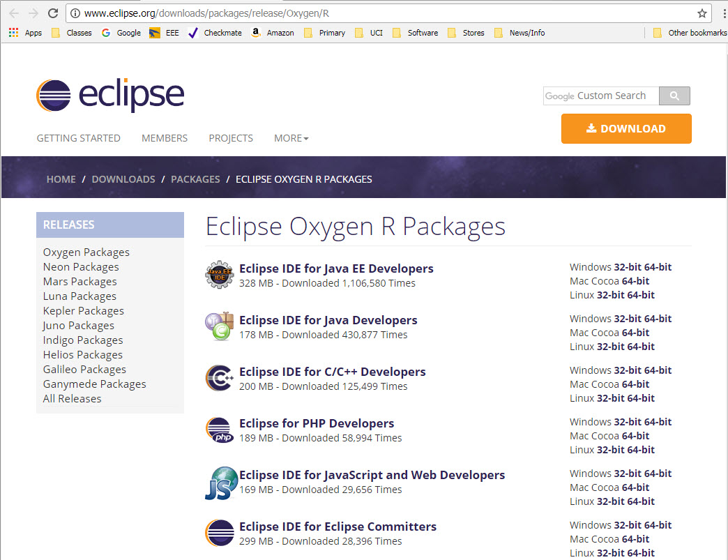 Download Eclipse Java Mac